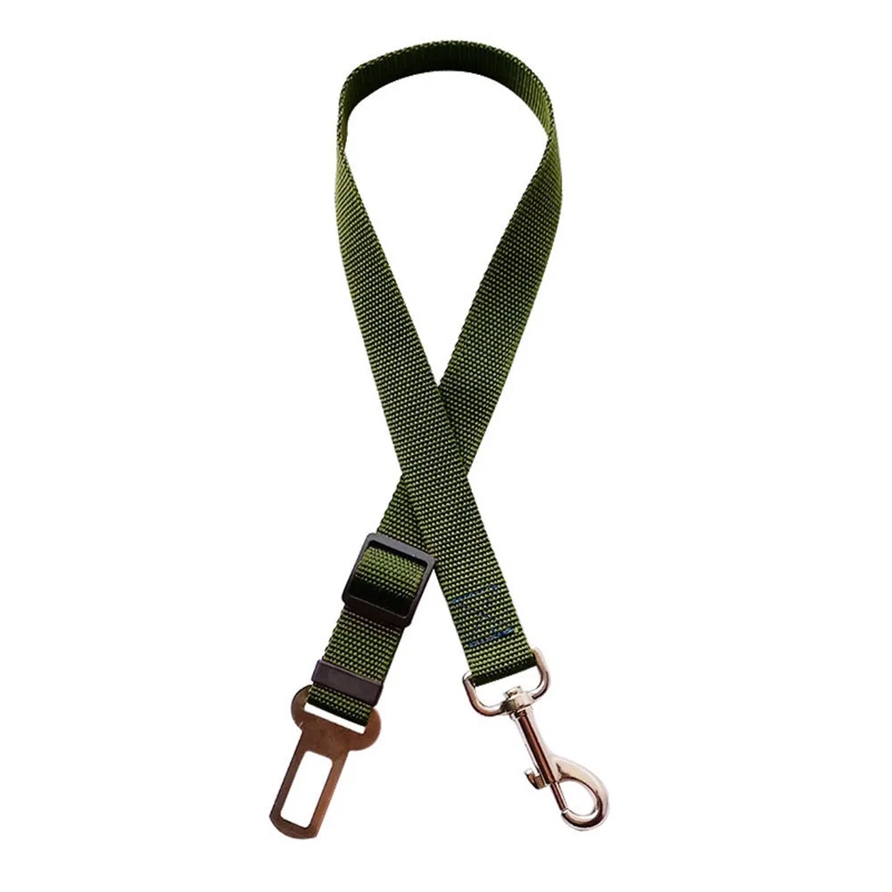 Nylon Adjustable Dog Car Seat Belt Harness for Dogs