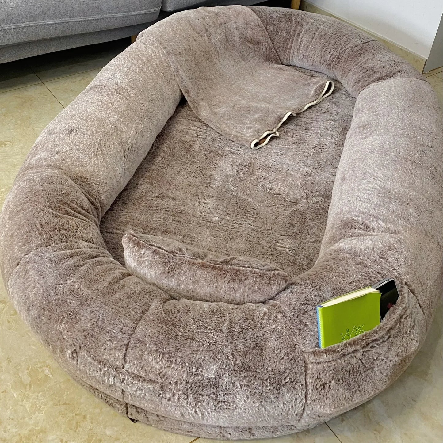 Giant Dog Bed for Humans Detachable Washable