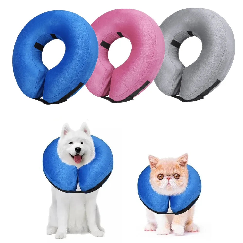 Protective Inflatable Collar for Dogs and Cats