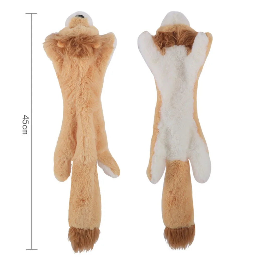 Simulated Animal Stuffingless Plush Squeaky Dog Toy