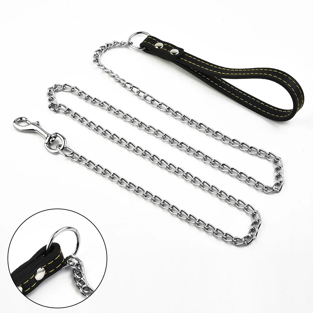 Strong metal chain for dog
