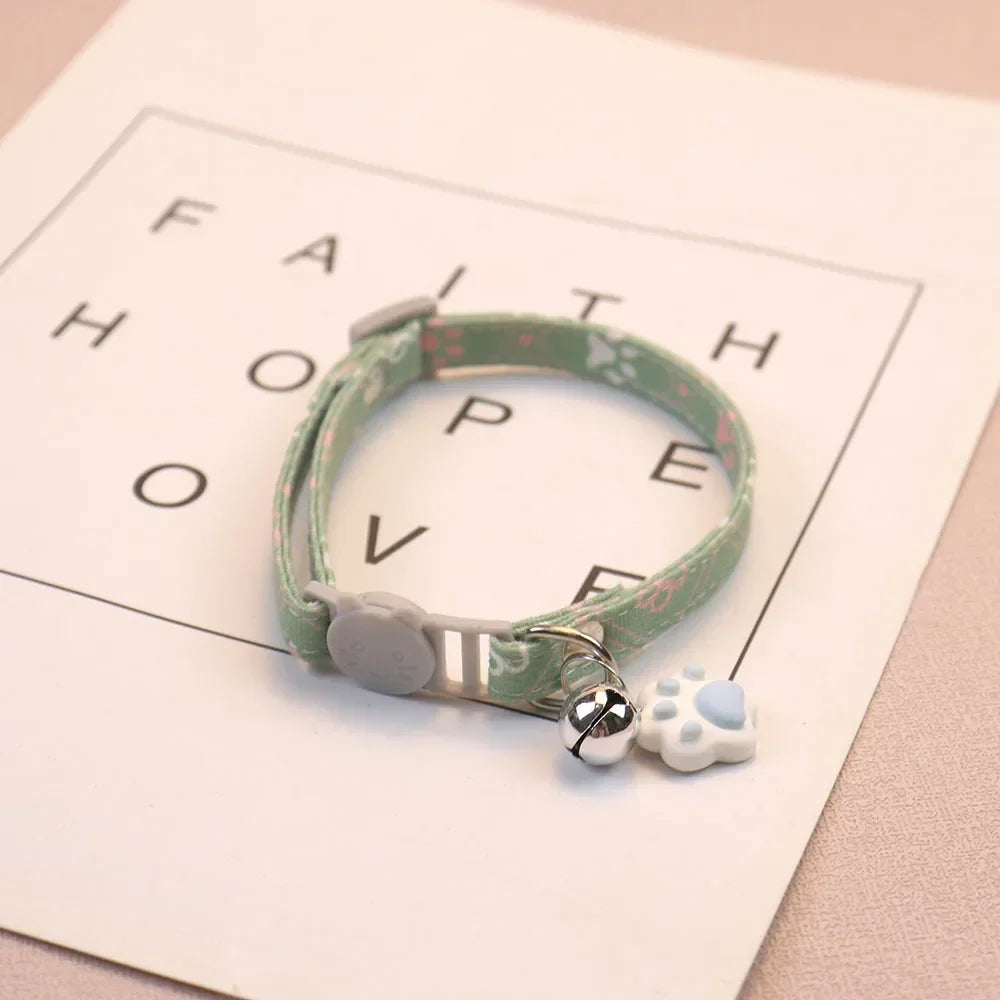 Cute Neck Pet Breakaway Collar with Bell for Puppy and Kitten