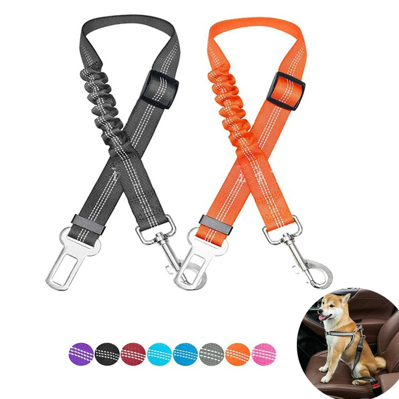 Nylon Adjustable Dog Car Seat Belt Harness for Dogs
