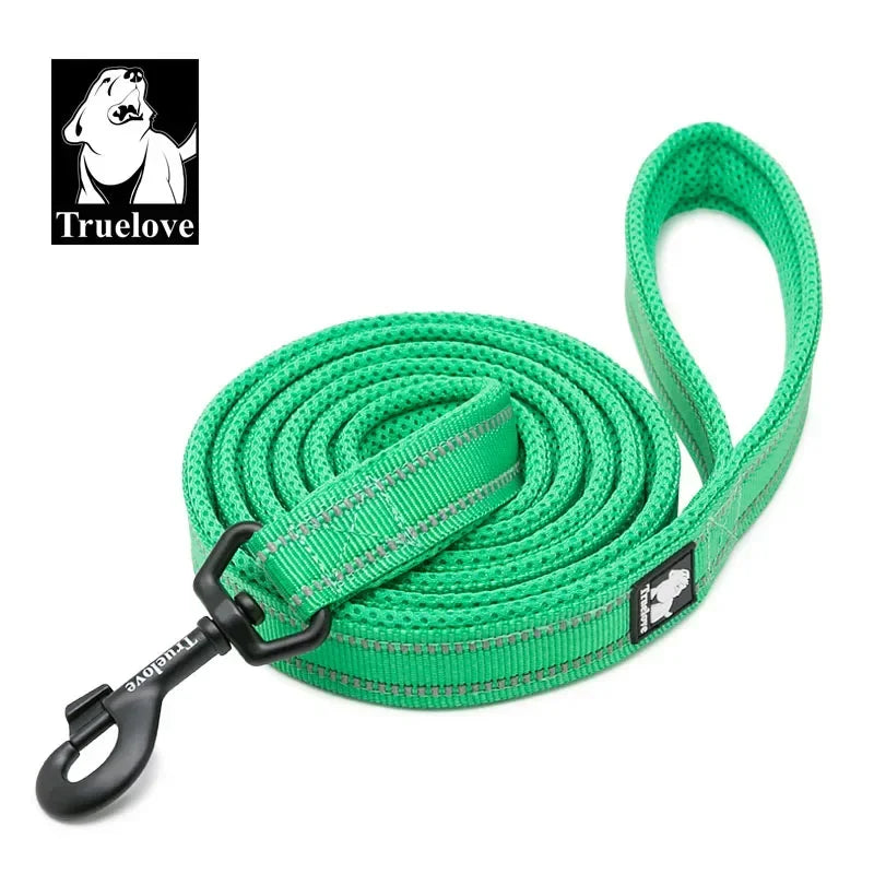 Truelove Dog Leash Reflective Nylon Mesh Soft Padded