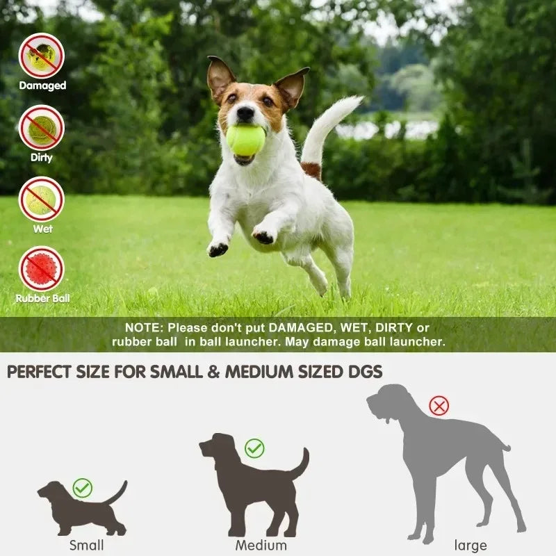 Automatic Dog Tennis Ball Thrower USB Rechargeable