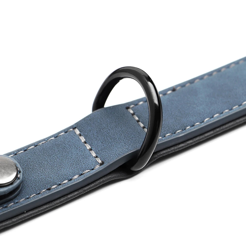 GPS Tracker Anti-lost Dog Collar PU Leather