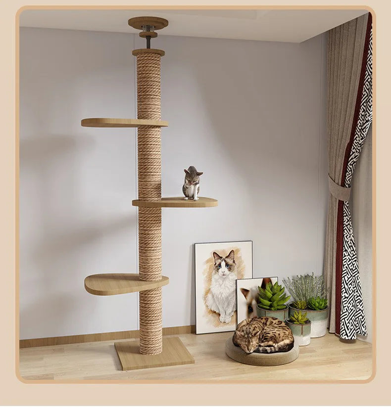 Cat Tree Tower Scratcher and Hammock