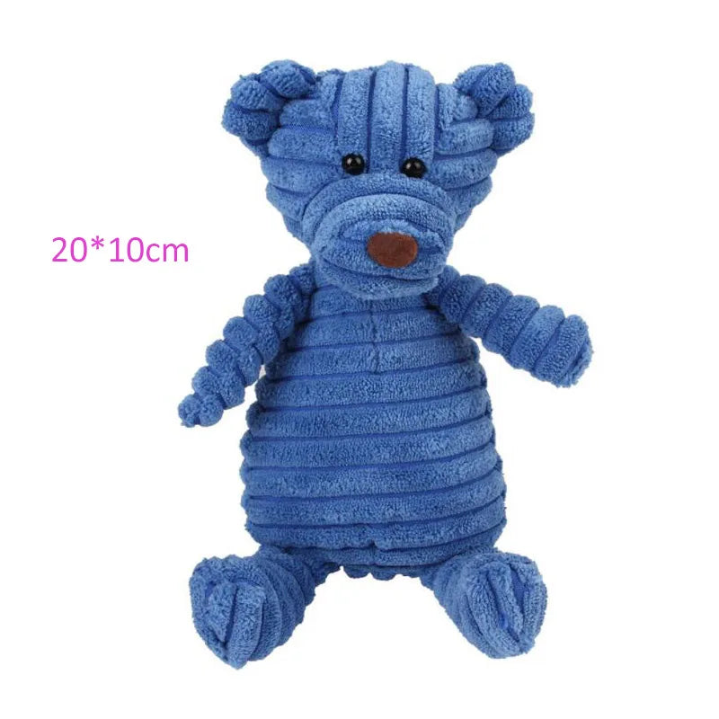 Bear plush dog toys