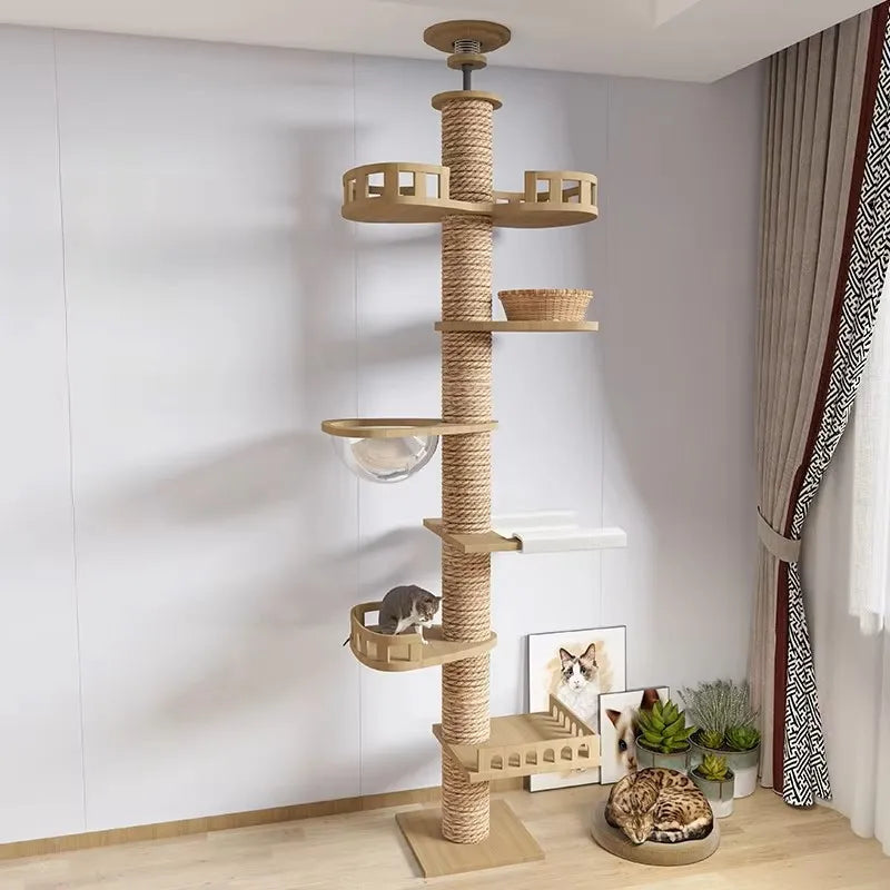 Cat Tree Tower Scratcher and Hammock