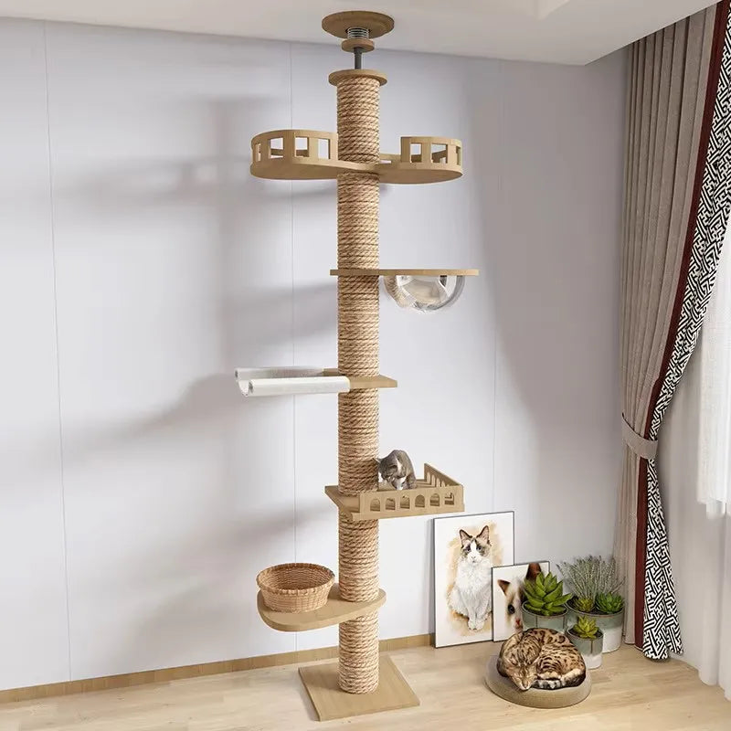 Cat Tree Tower Scratcher and Hammock