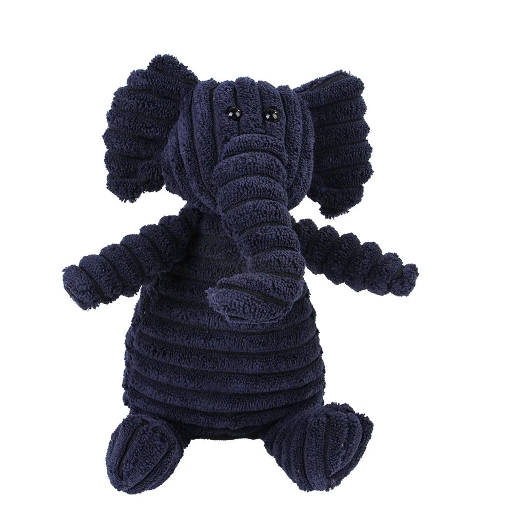 Elephant plush dog toys