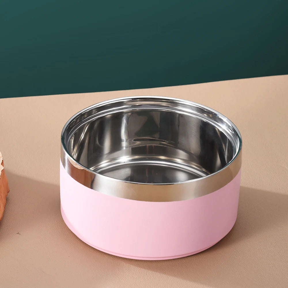 Stainless Steel Personalized Dog Cat Food Water Bowl