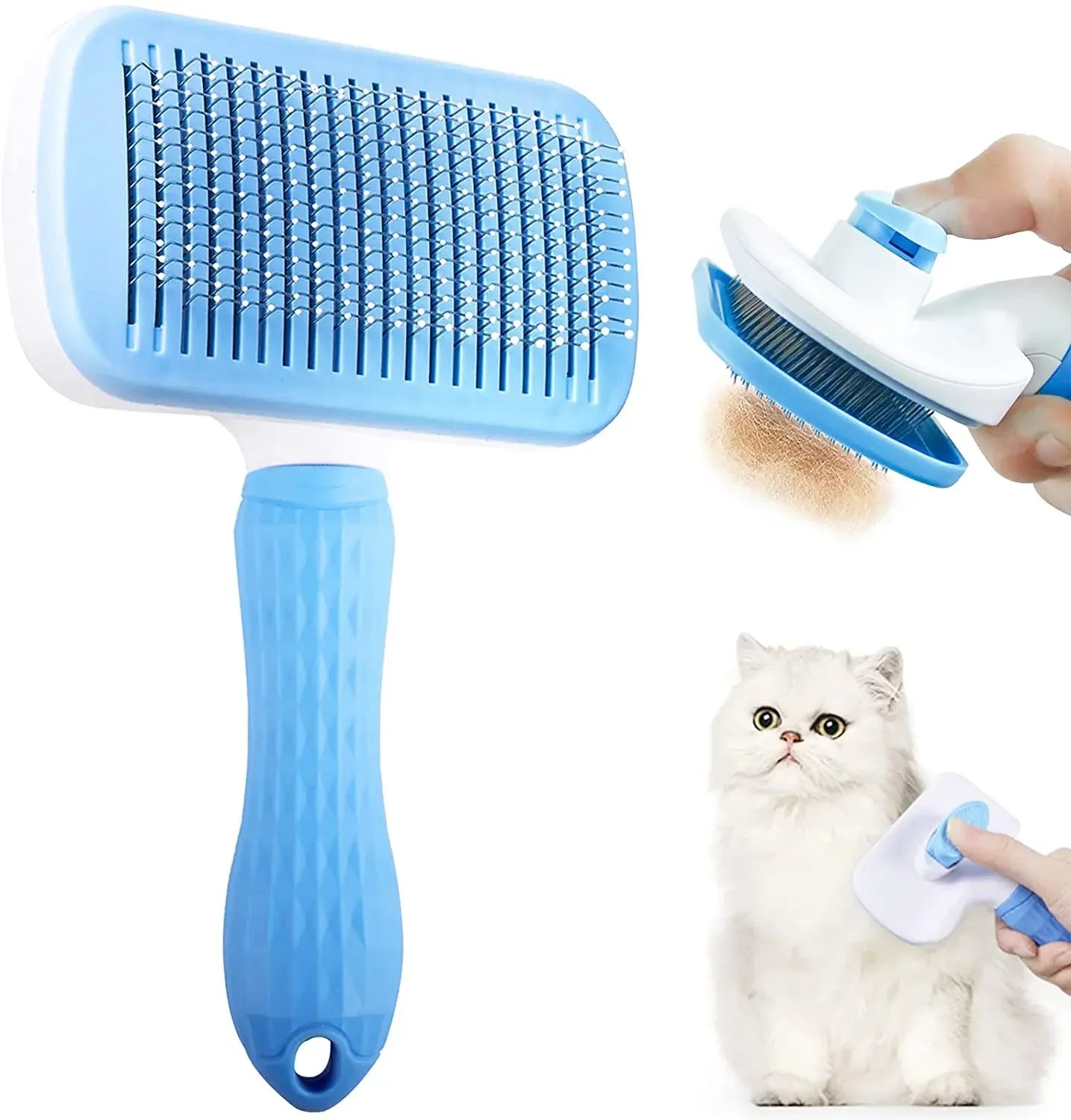 Pet Hair Remover Brush - Self-Cleaning