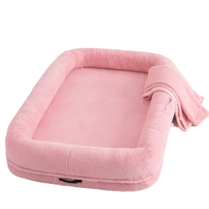 Oversized Dog and Human Bed Detachable Kennel