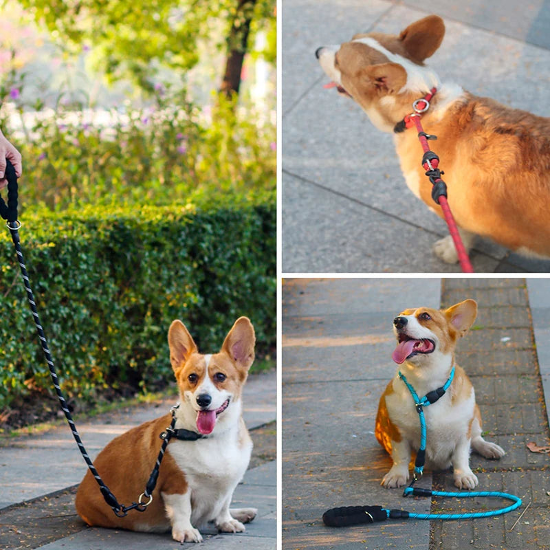 Dog Slip Collar No Pull Reflective Martingale Sliding Stopper