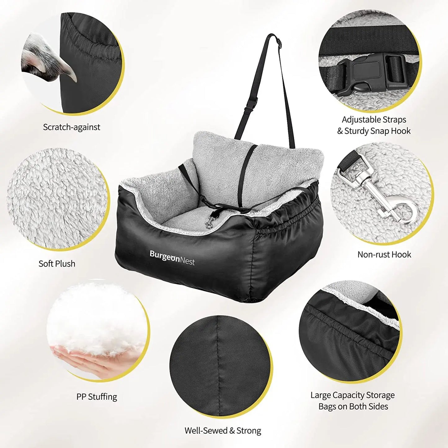 Dog Car Seat for Small Dog Waterproof