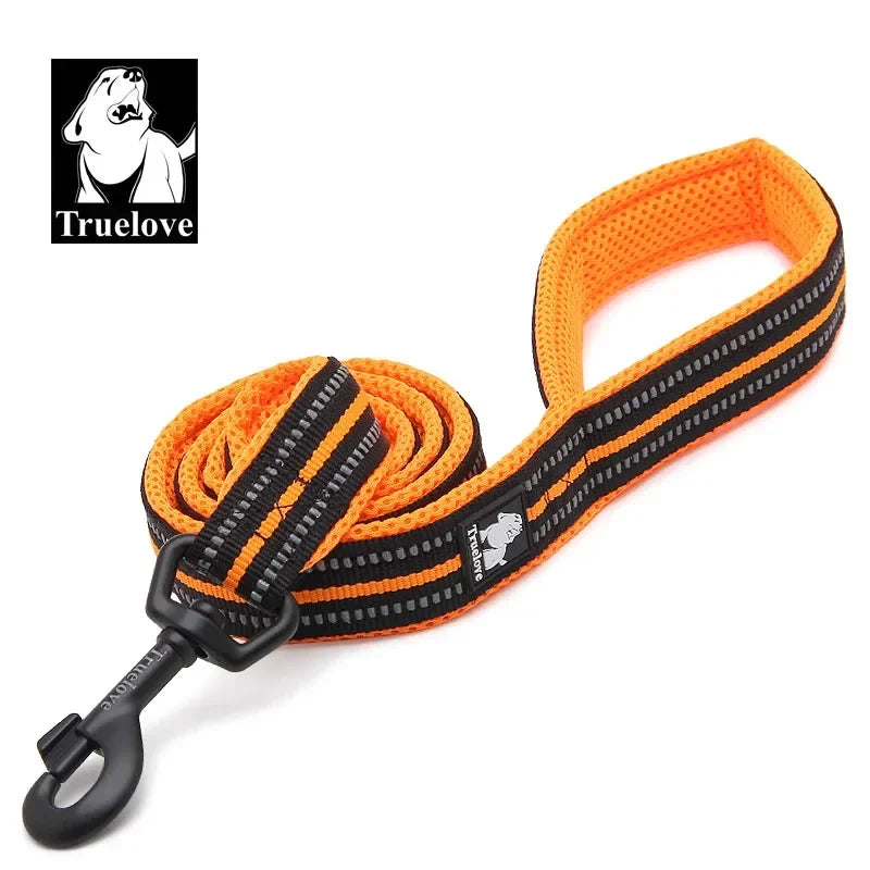 Truelove Dog Leash Reflective Nylon Mesh Soft Padded