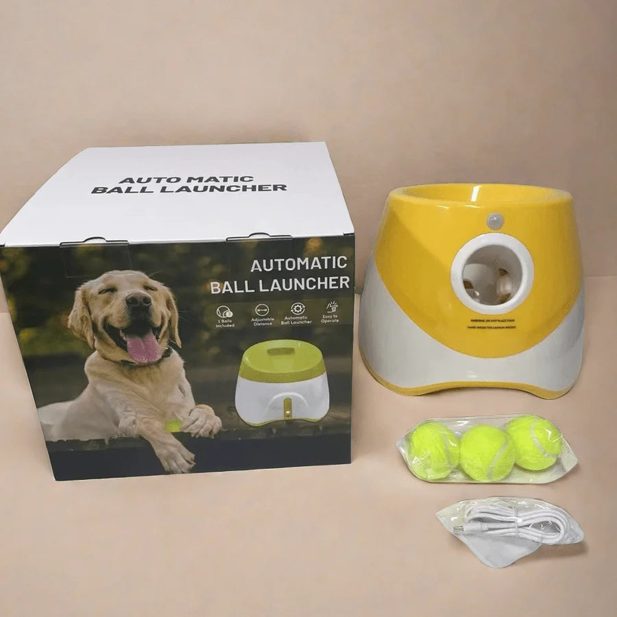 Automatic Dog Tennis Ball Thrower USB Rechargeable