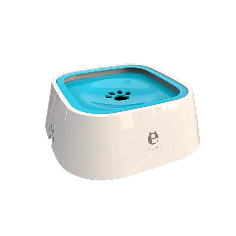 Automatic dog water bowl blue colour
