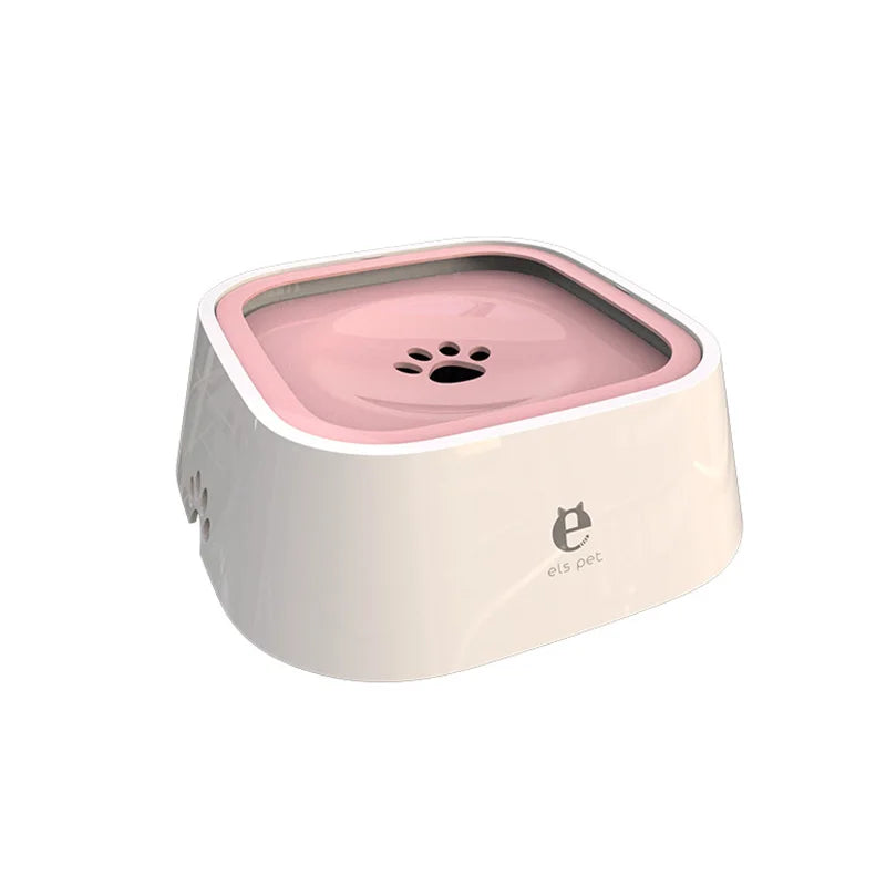 Automatic dog water bowl pink colour