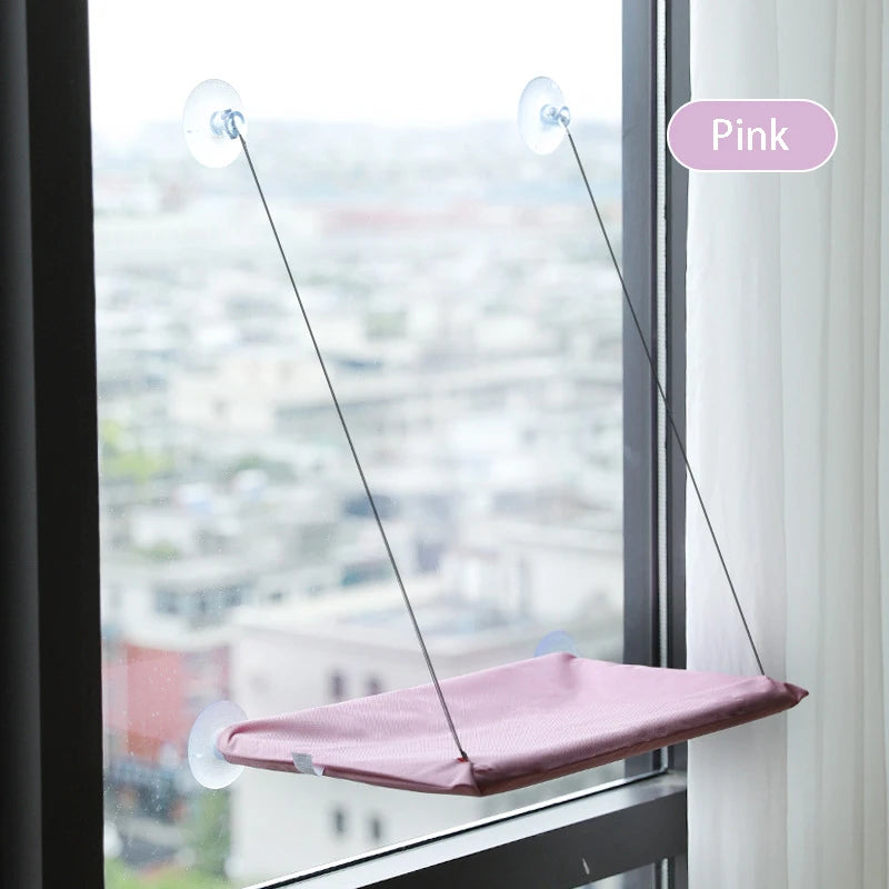 Cat comfortable hanging bed pink
