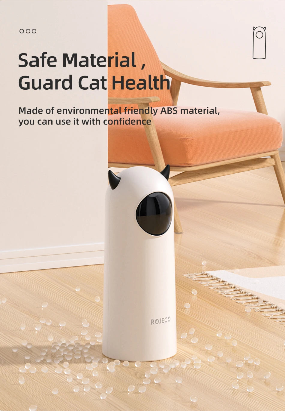 Cat laser toy with safe material