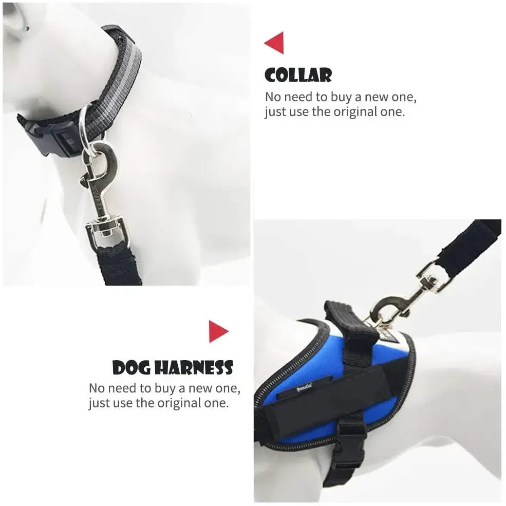 Instractions of car seat belt with lead clip