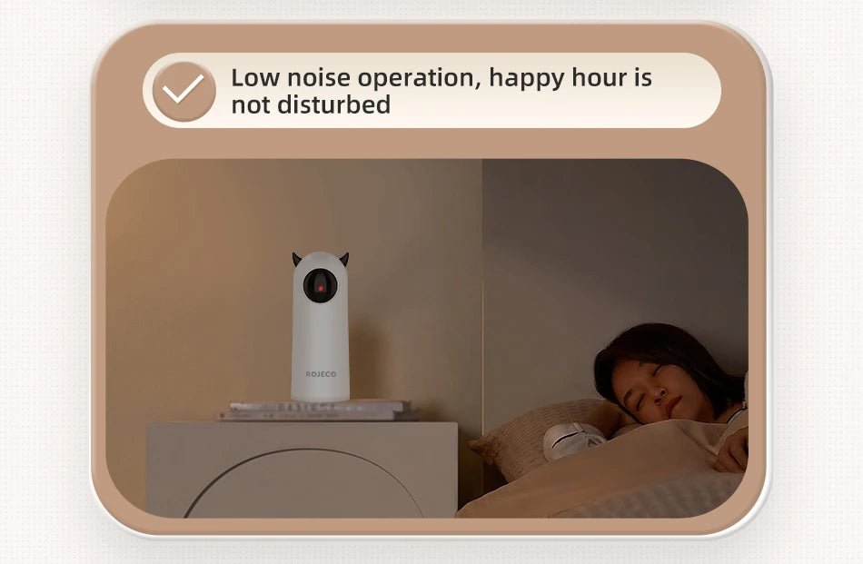 Smart teasing toy with low noise operation