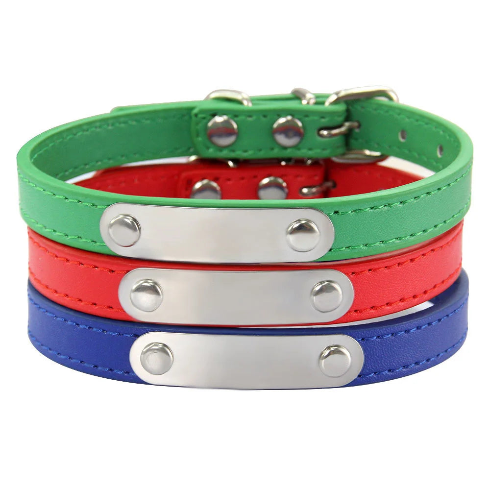 Three colour cat dog collar