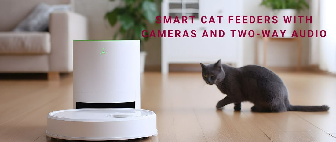 Smart Cat Feeders With Cameras and Two-Way Audio