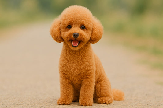Toy and Miniature Poodle dog
