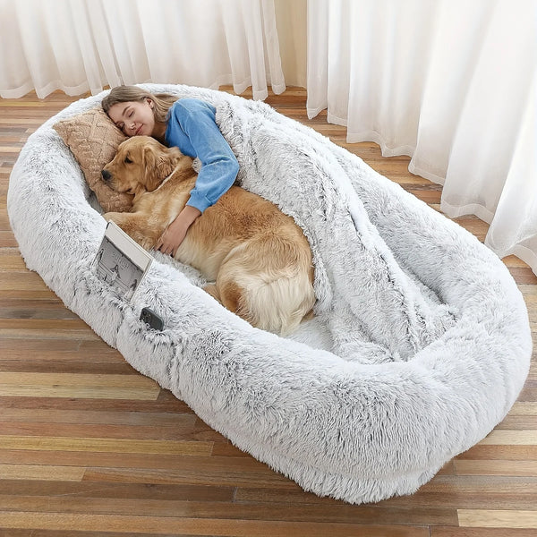 Human dog bed