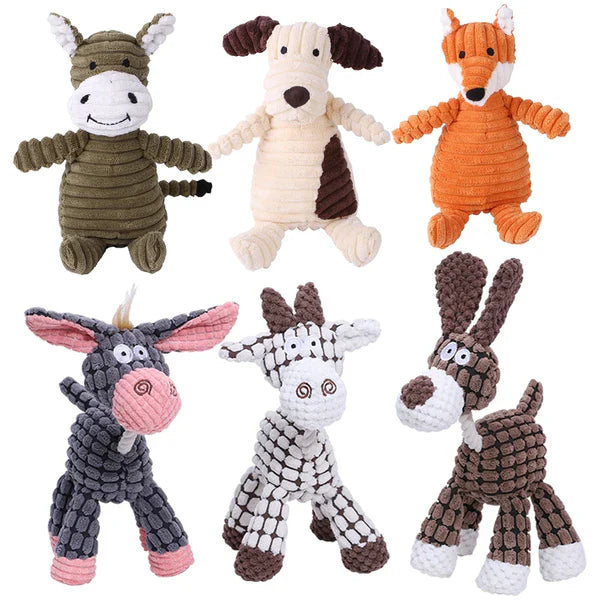 Plush dog toy