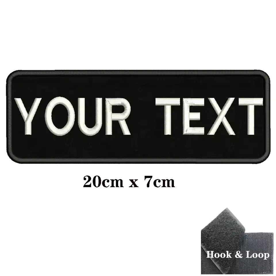Velcro for Dog Harness: Personalized Name Patch
