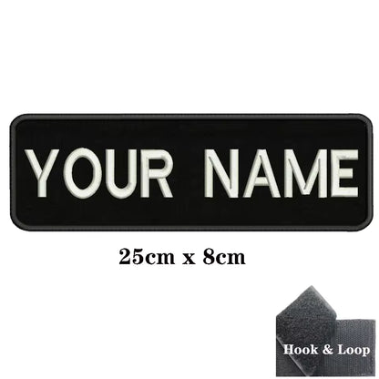 Velcro for Dog Harness: Personalized Name Patch