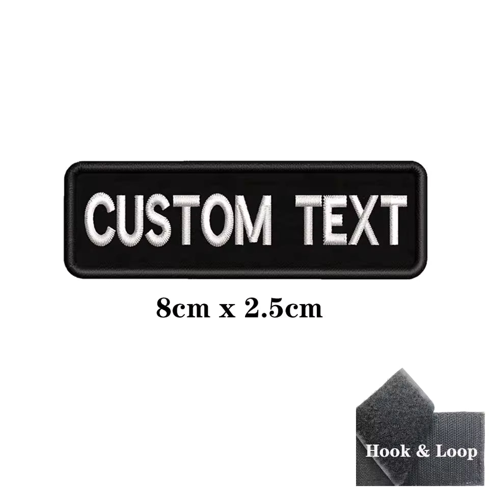 Velcro for Dog Harness: Personalized Name Patch