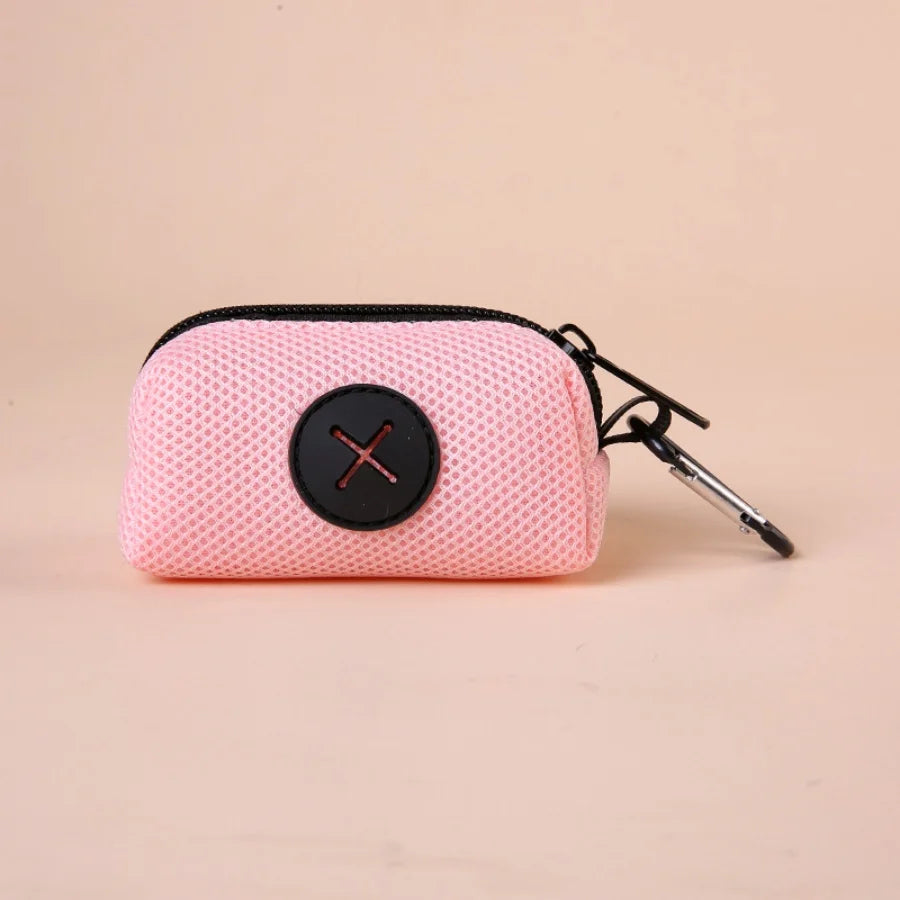 Pet Poop Bag Holder: Waste Bag Dispenser with Leash Hook
