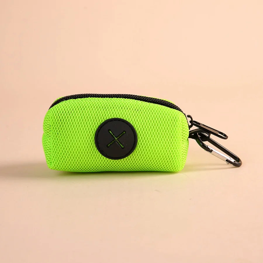 Pet Poop Bag Holder: Waste Bag Dispenser with Leash Hook