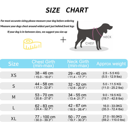 Dog Harness with Custom Name Patches - NO PULL, Adjustable, Reflective and Breathable