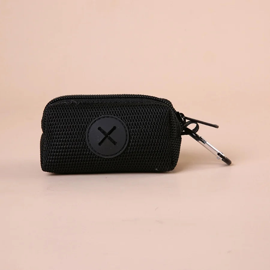 Pet Poop Bag Holder: Waste Bag Dispenser with Leash Hook