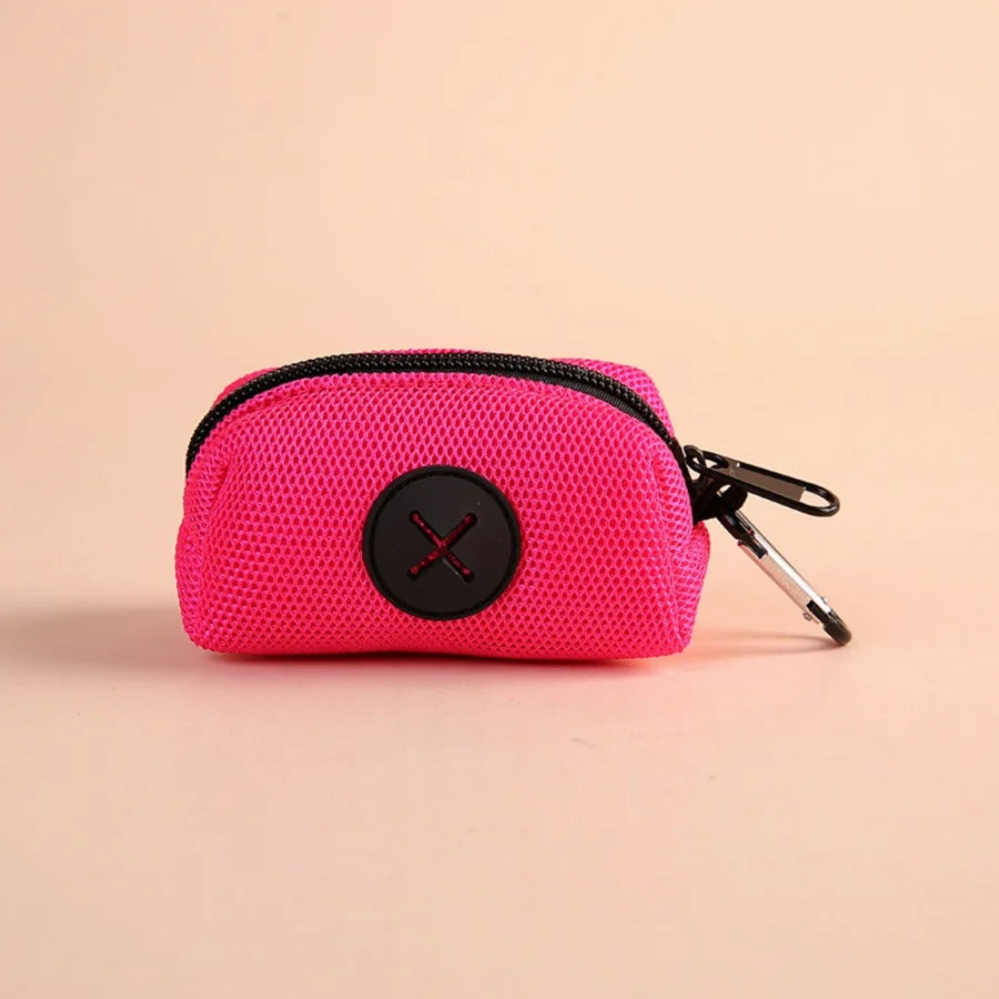 Pet Poop Bag Holder: Waste Bag Dispenser with Leash Hook