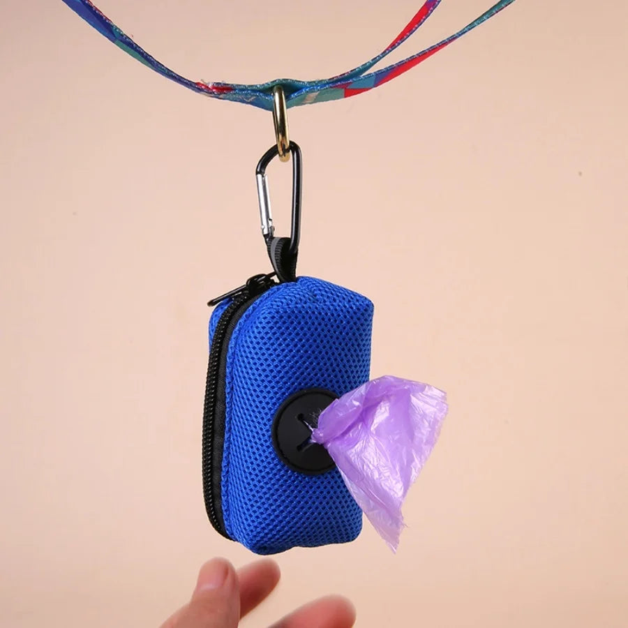 Pet Poop Bag Holder: Waste Bag Dispenser with Leash Hook