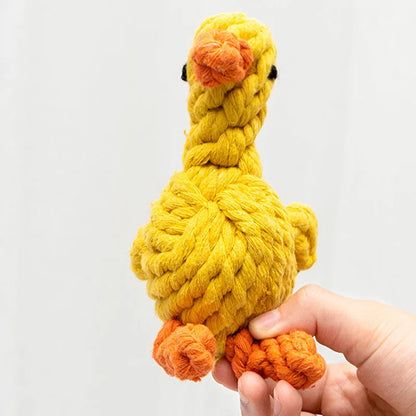 Rope Animal Dog Toy Bite Resistant Teeth Cleaning