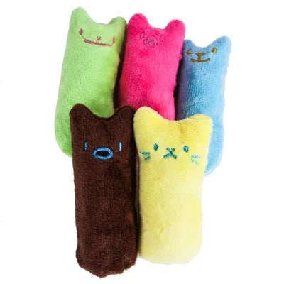 Teeth Grinding Catnip Toys Plush Cat Toy
