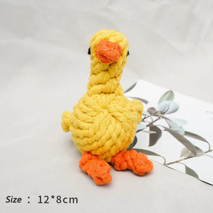 Rope Animal Dog Toy Bite Resistant Teeth Cleaning