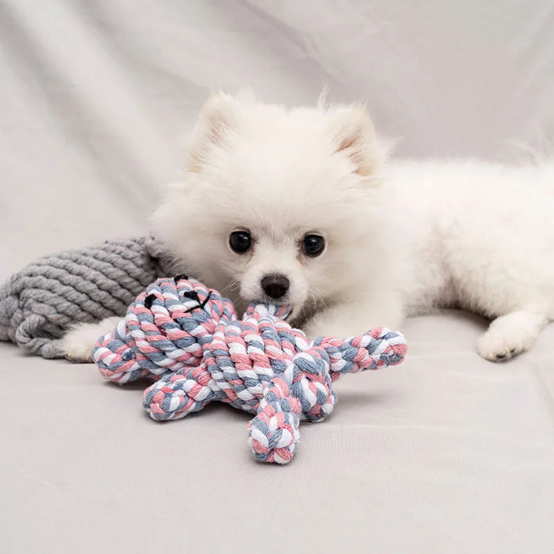 Rope Animal Dog Toy Bite Resistant Teeth Cleaning
