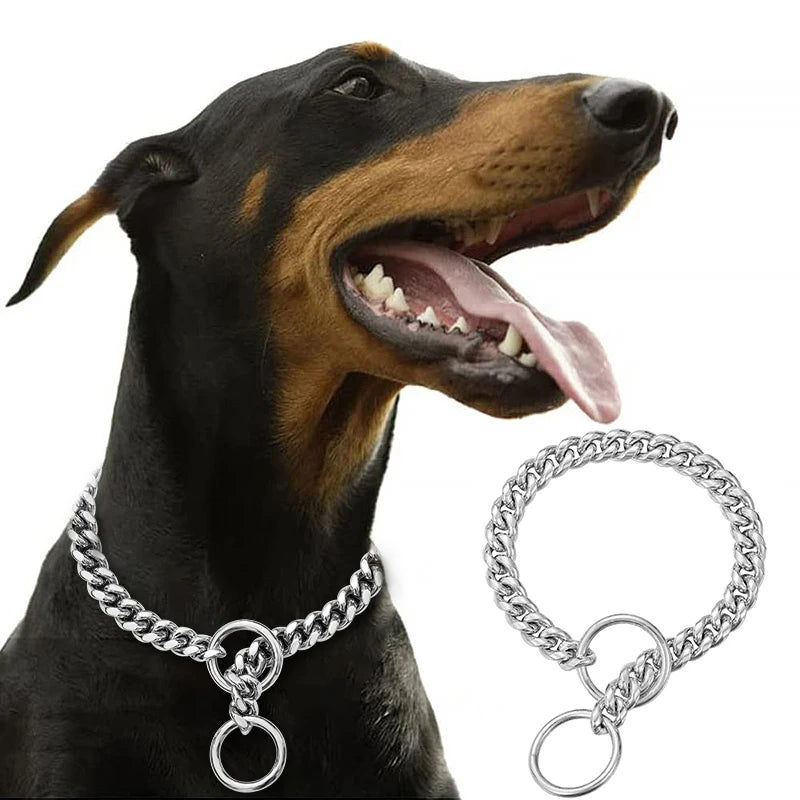 Stainless Steel Dog Chain Collar
