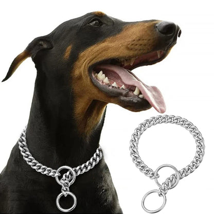 Stainless Steel Dog Chain Collar