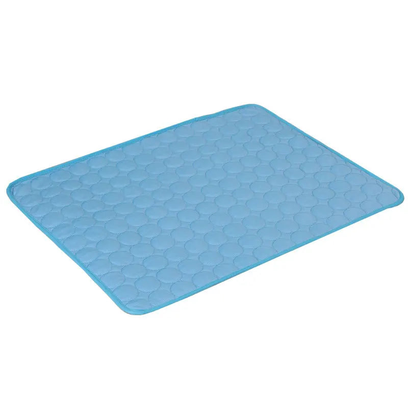 Dog cooling mat blue