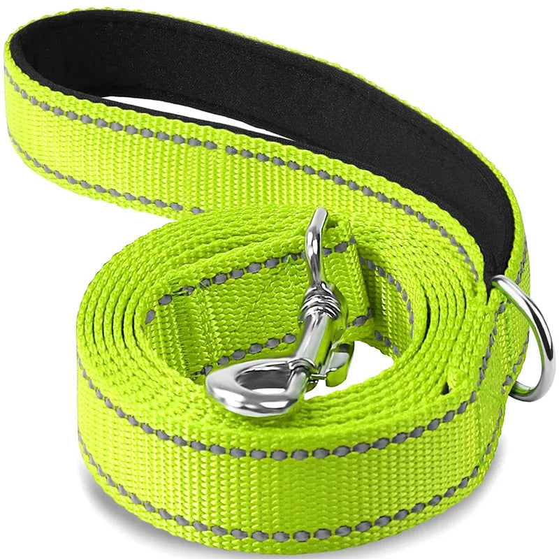 Dogs Lead Strap Night Reflection Walking or Training Leash